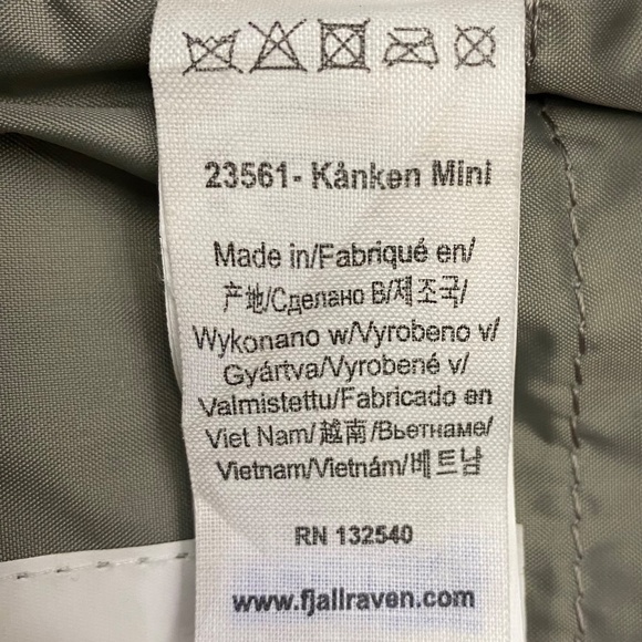 Fjallraven Kanken Mini Backpack Purse, Army Green - Picture 11 of 13